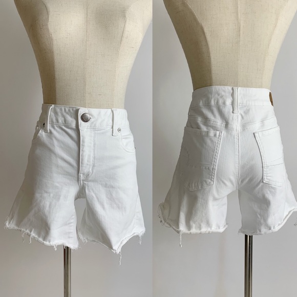 American Eagle Outfitters Pants - AMERICAN EAGLE White High Rise Women’s Shorts 8